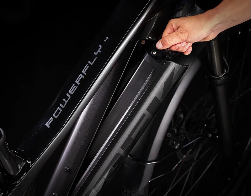 Trek Powerfly FS 4 Equipped Gen 3 Electric Mountain Bike 2023 in Matte Dnister Black-8